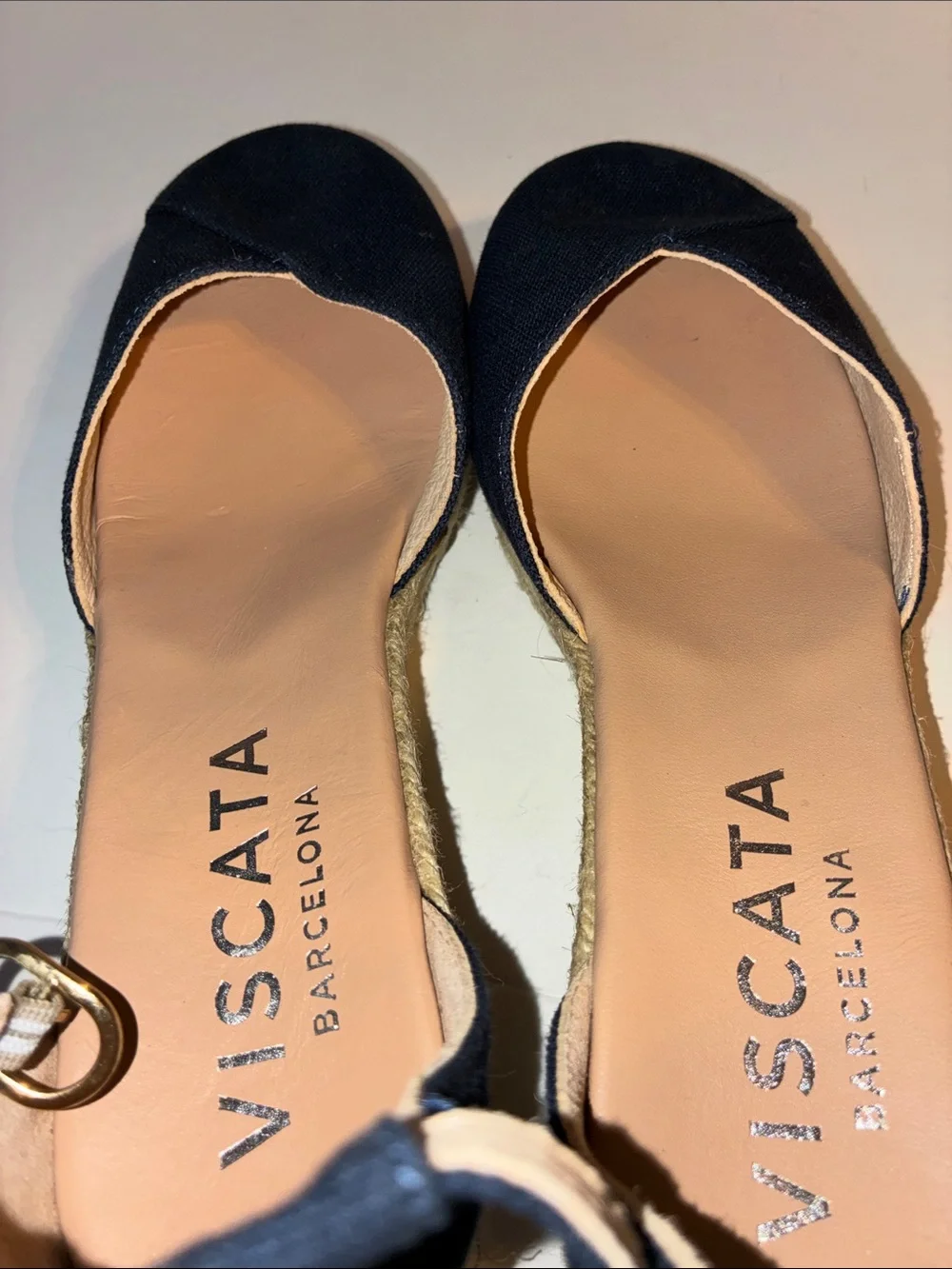 Viscata, Espadrille Wedges, Size EU 38/ US 7, Blue